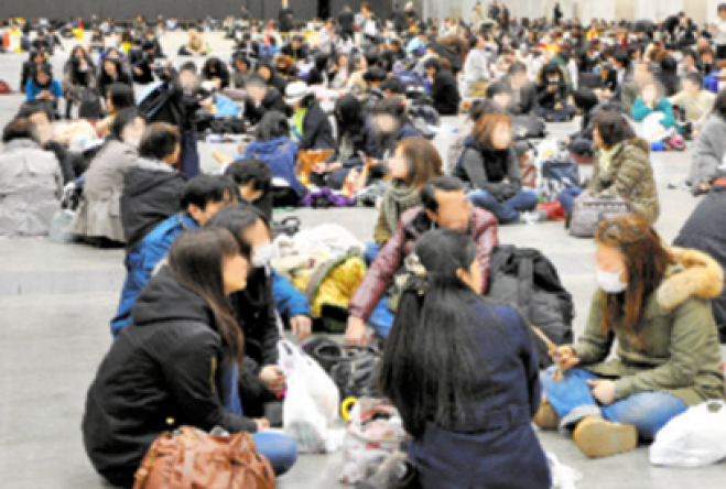 帰宅困難者受け入れ訓練(入門編)