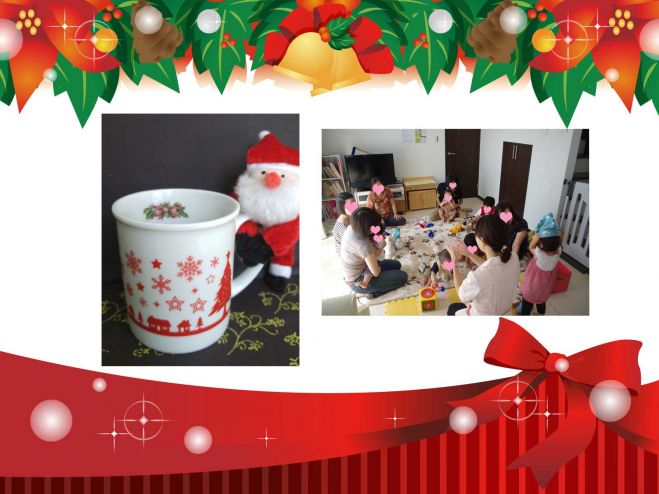 応援券可★0~2歳のクリスマスファミリーイベント2015 in 杉並【ベビーのファーストサイン & ポーセラーツレッスン】第1回13:30、第2回15:00
