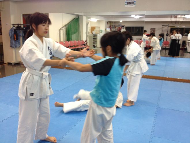 子どもの防犯のための合気道体験会