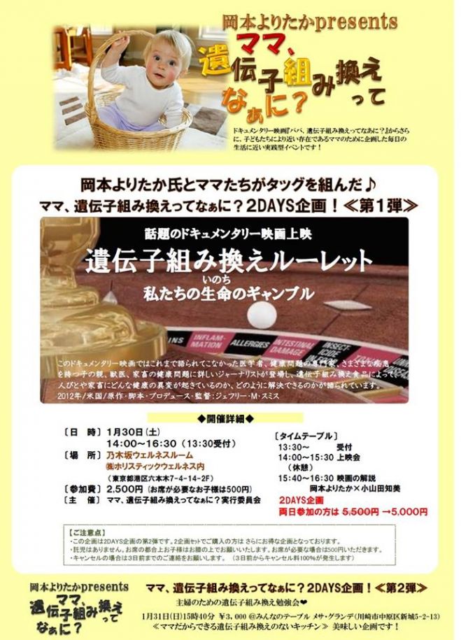 ママ、遺伝子組み換えってなぁに?【映像で学ぶ編】