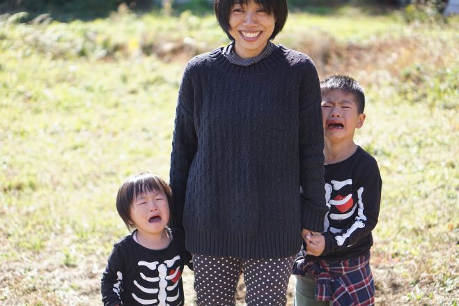 おひさまの下で家族写真撮影会