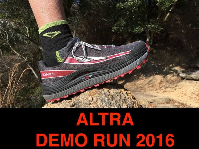 ALTRA Olympus 2.0 NewModel 試履きTRAILツーリング&ランセミナー