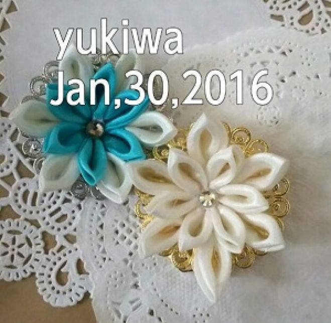 江戸つまみ細工 ワークショップ 『雪輪』 Wa-Craft