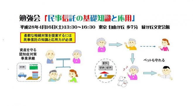 勉強会 「民事信託の基礎知識と応用」