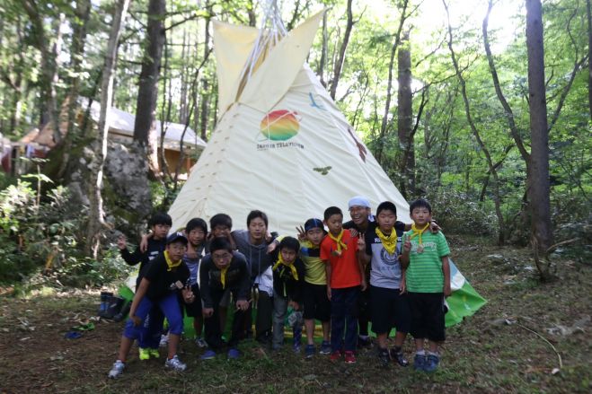 【ふくしま遊牧民キャンプ】いなわしろこティピーキャンプ