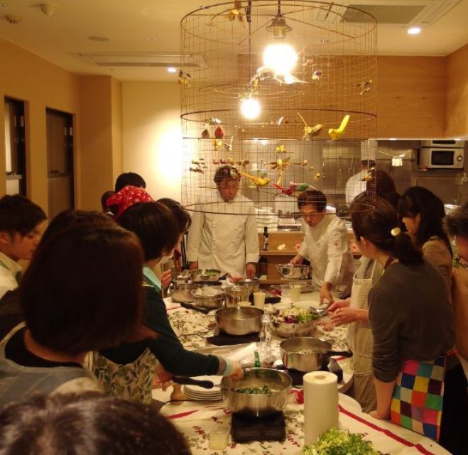 Leccornia per Uccellino 料理教室 (講師:奥田政行シェフ)