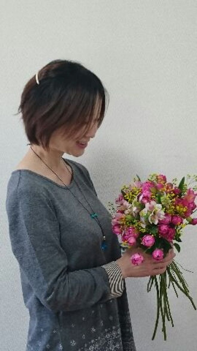 かんたん花束講座~自分のために花束を~