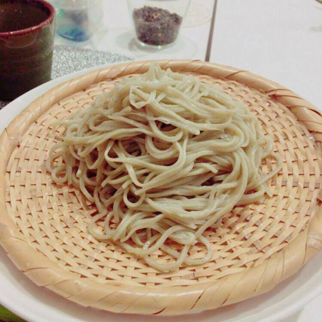 第一回 5月18日 手打ち蕎麦宇賀神と藤井小牧の精進料理の会
