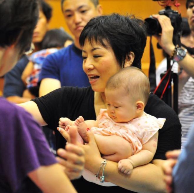 岐阜初! 辻直美先生の素手抱っこ講座