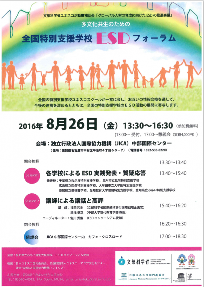 全国特別支援学校ESDフォーラム