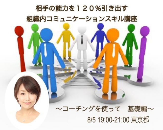 相手の能力を120%引き出す 組織内コミュニケーションスキル講座 〜コーチングを使って 基礎編〜
