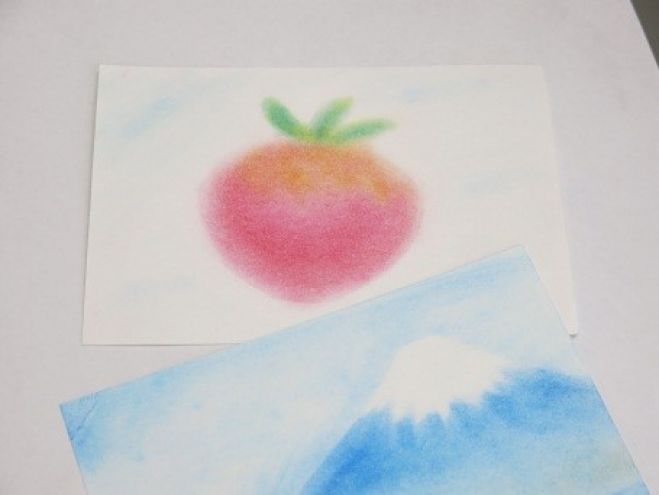 <夏休みに親子で参加できる☆体験講座>残暑見舞いをパステルアートで 他