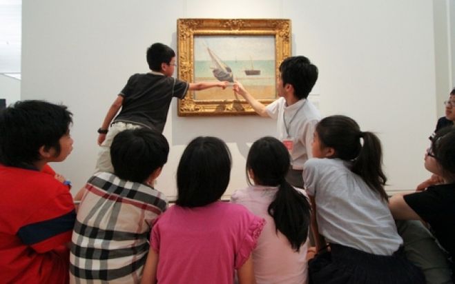 夏休み子ども美術鑑賞会・ポーラ美術館
