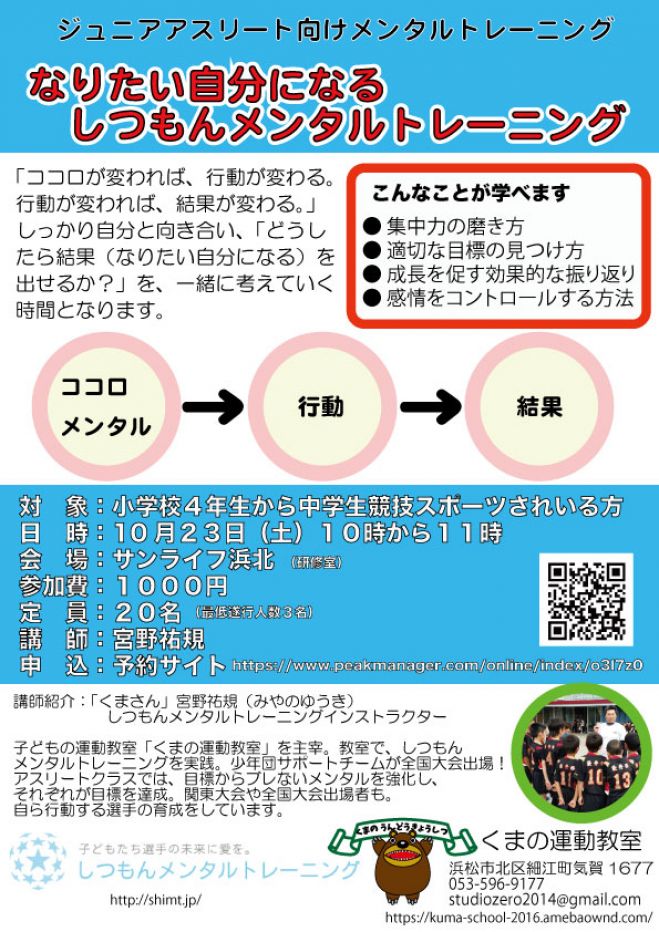 なりたい自分になるしつもんメンタルトレーニング