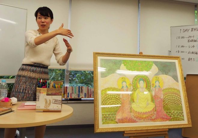 1DAY芸術教室~滝沢春奈さんから絵を學ぶ~
