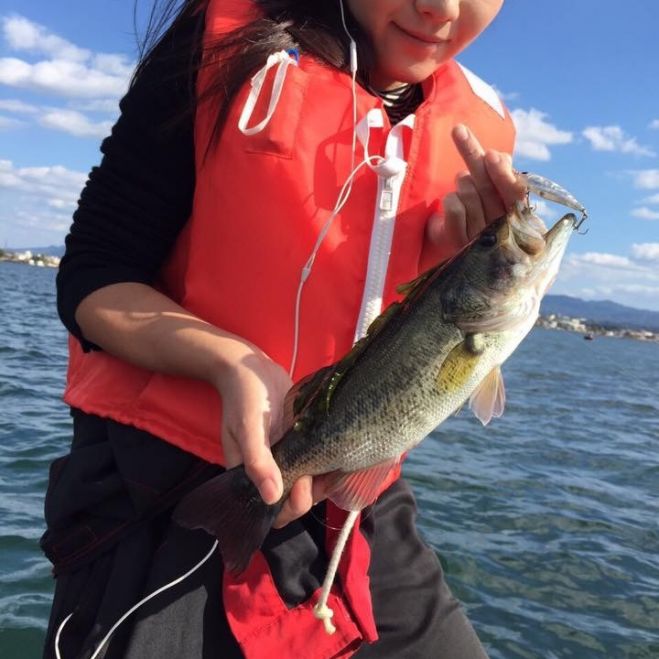 琵琶湖でバス釣り婚活♡