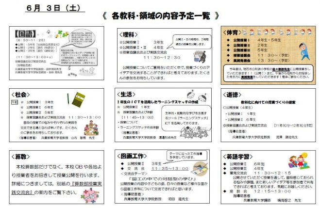 兵庫教育大学附属小学校授業実践交流会