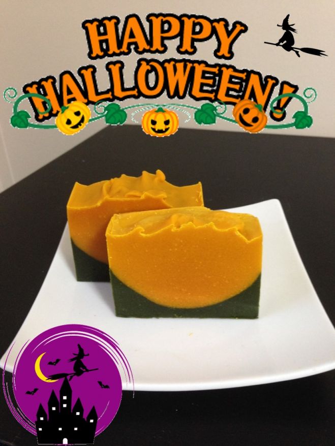 【2015年10月】カボチャで作るハロウィン石けん