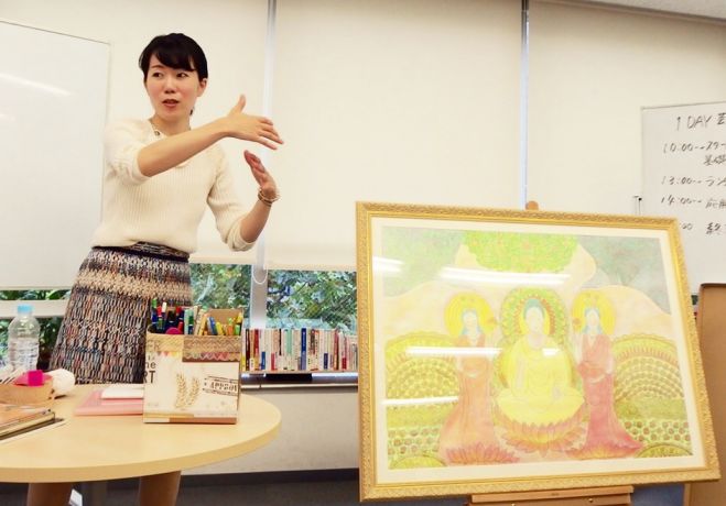1DAY芸術教室~滝沢春奈さんから絵を學ぶ~