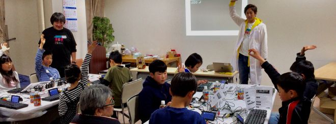IchigoJamはじめてのプログラミング体験参加者グループ