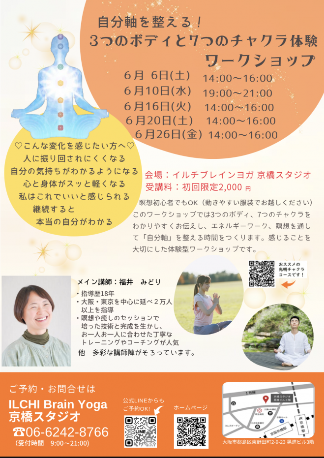 チャクラを開く方法』セミナー・勉強会・イベント - こくちーずプロ