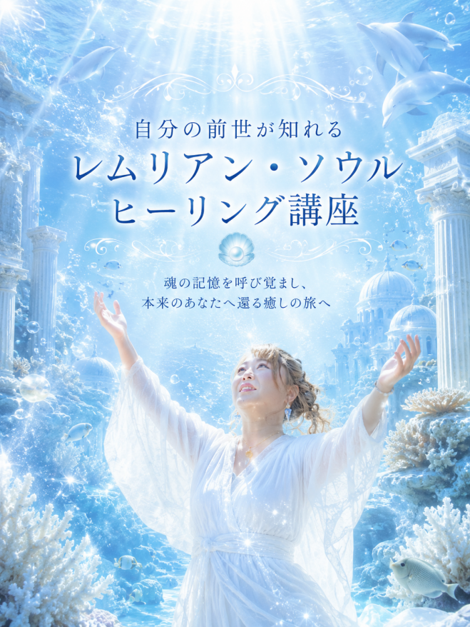 7/27(月)自分の前世が知れる レムリアン・ソウル・ヒーリング講座 2026