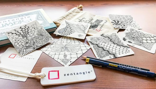 絵心ナシでも楽しめる 新感覚アート ゼンタングル 18年9月16日 石川県 こくちーずプロ