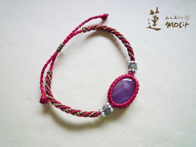 板橋マクラメワークショップ 18年11月21日 石包みシンプルブレスレット 東京都 こくちーずプロ