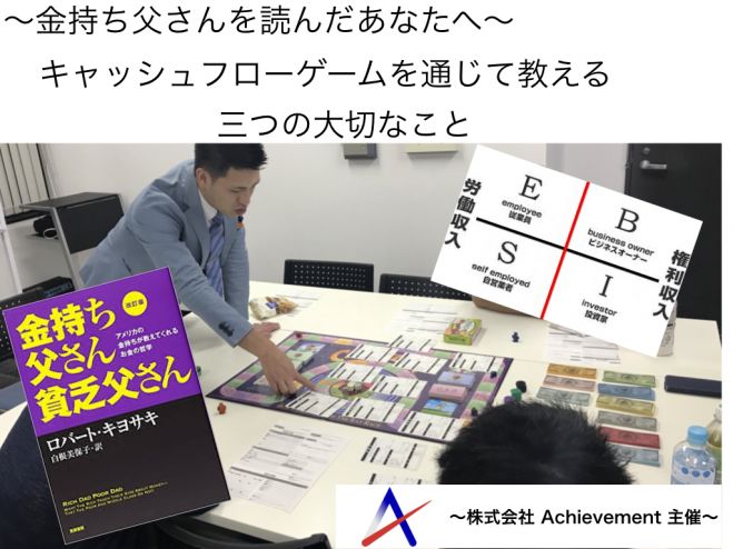 大阪府のファイナンス 投資 キャッシュフローゲーム セミナー 勉強会 イベント こくちーずプロ