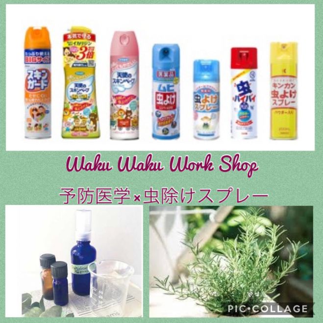 Waku Waku Work Shop 予防医学 虫除けスプレー 19年6月30日 大阪府 こくちーずプロ