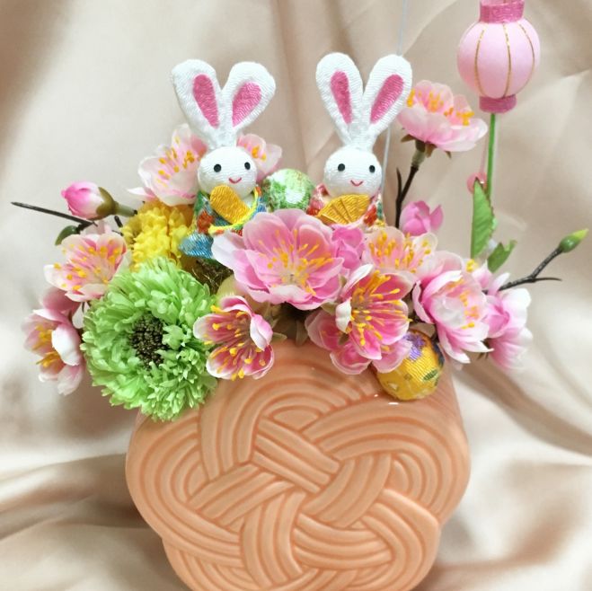 季節感のある生活に 春色の ひな祭りアレンジ 21年2月14日 福岡県 こくちーずプロ