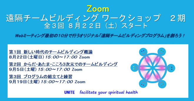 遠隔チームビルディング Zoomワークショップ 2期