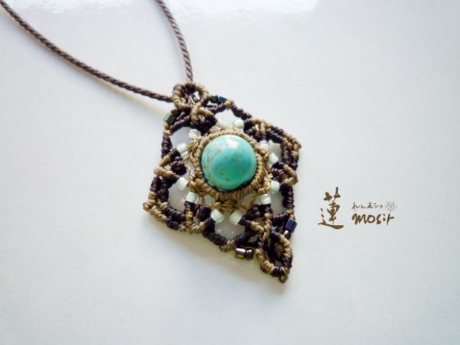 マクラメ講座大船教室 年9月19日 ひし形モチーフペンダント 神奈川県 こくちーずプロ