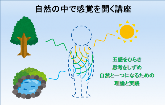 自然の中で感覚を開く講座