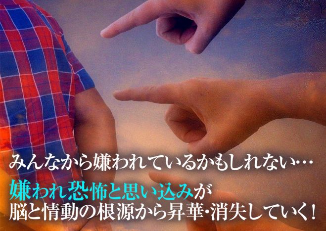 2023年12月17日〜2024年6月30日【みんなから嫌われてる思い込み、病気克服】（東京都）　みんなから嫌われてる気がする…嫌われ恐怖症の治し方】嫌われてる…思い込み?病気?　嫌われてるんじゃないか不安な心を情動から根源解消(思い込みが外れる!)　こくちーずプロ