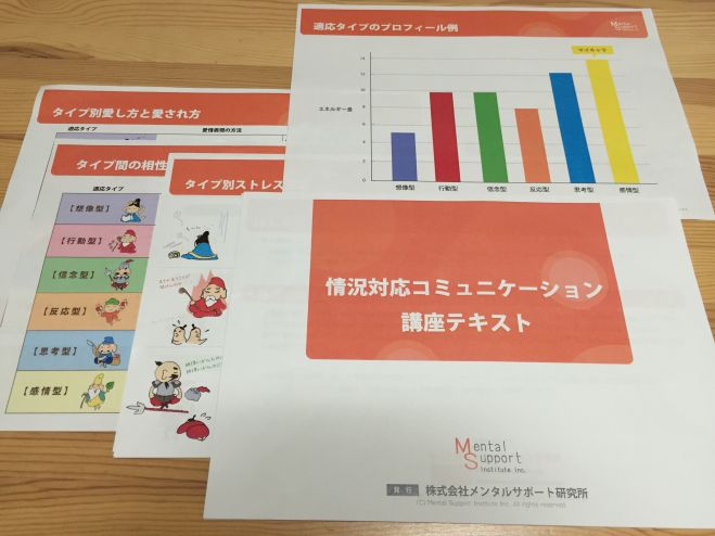 6つのタイプ別コミュニケーション講座 人格適応論に学ぶ Vol 1 16年8月7日 千葉県 こくちーずプロ