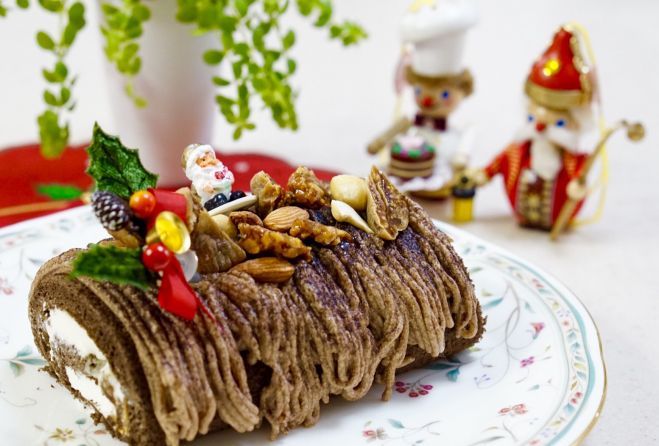 12 22 クリスマスケーキ ブッシュドノエル レッスン 16年12月22日 愛知県 こくちーずプロ